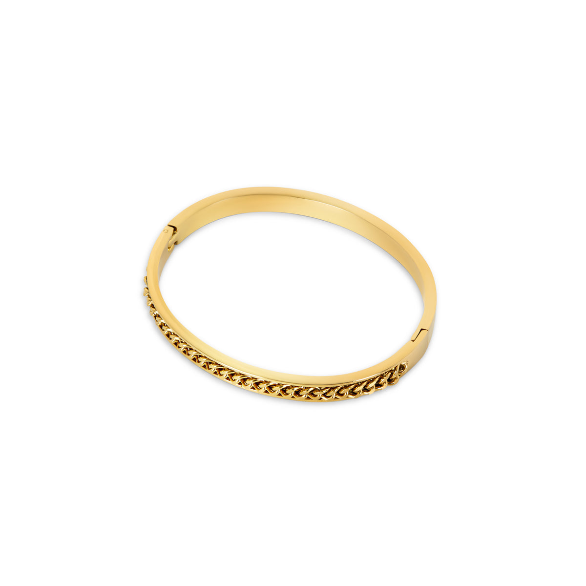 Curb Chain Bangle Bracelet