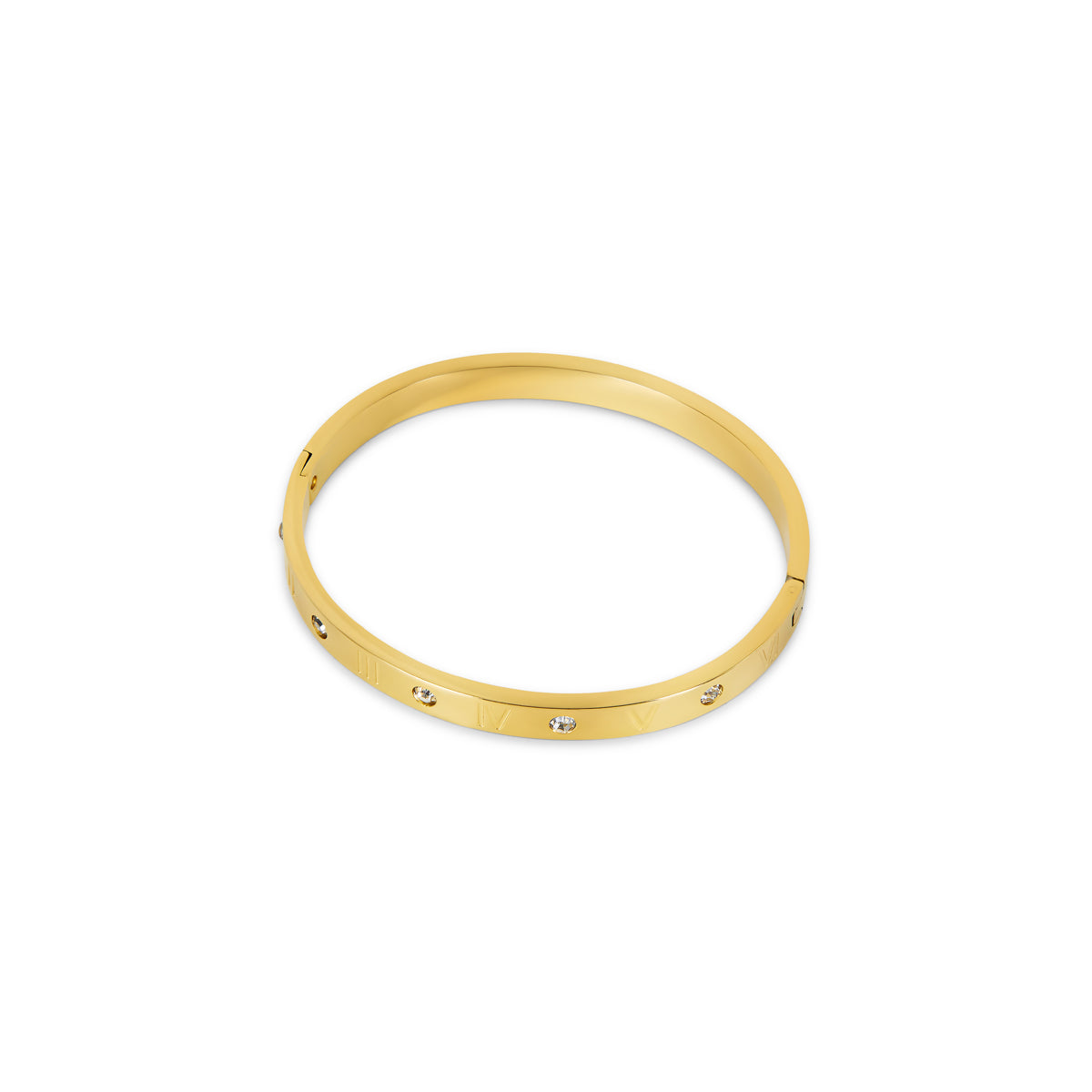 Numeral Stone Bangle