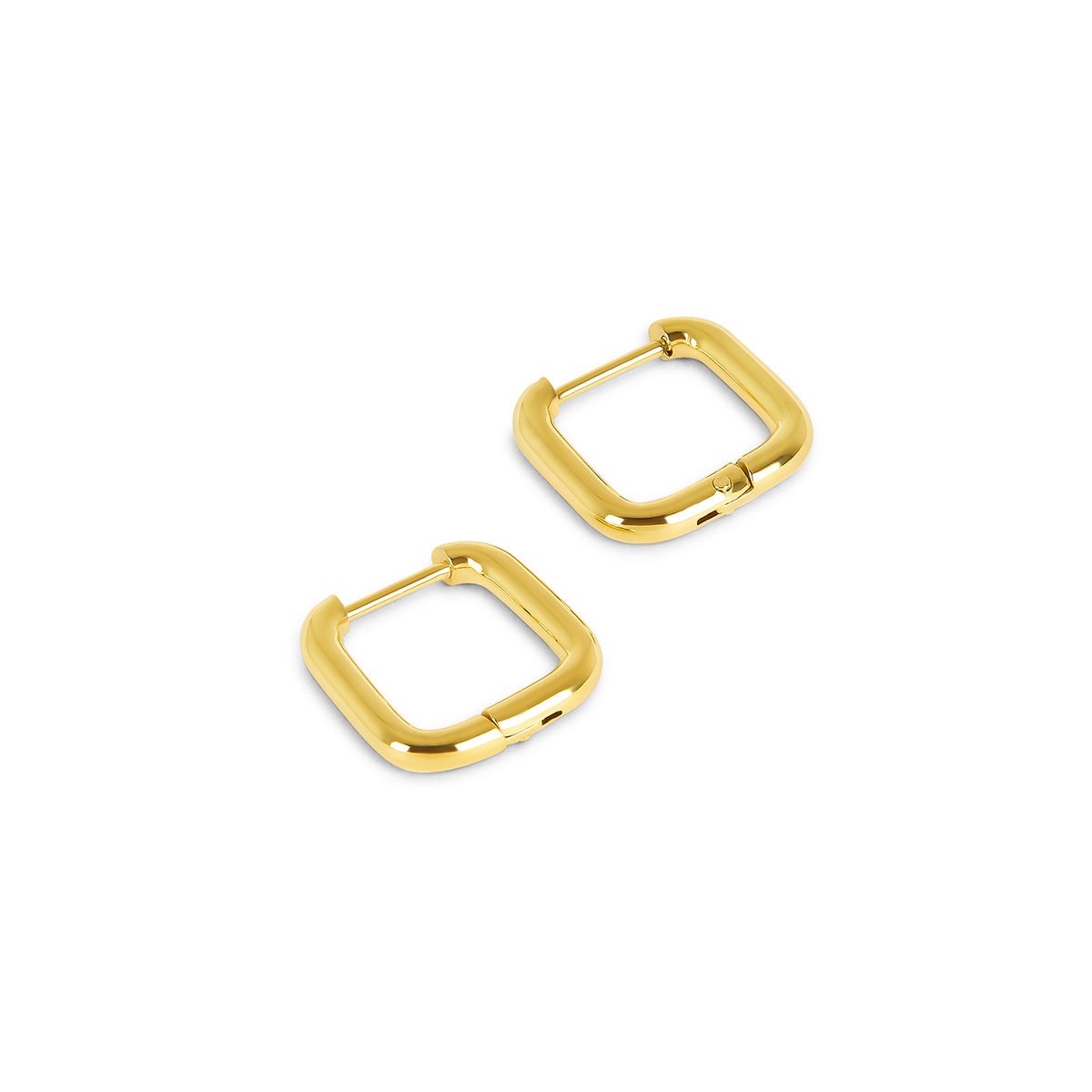 Square Huggie Hoop Earring