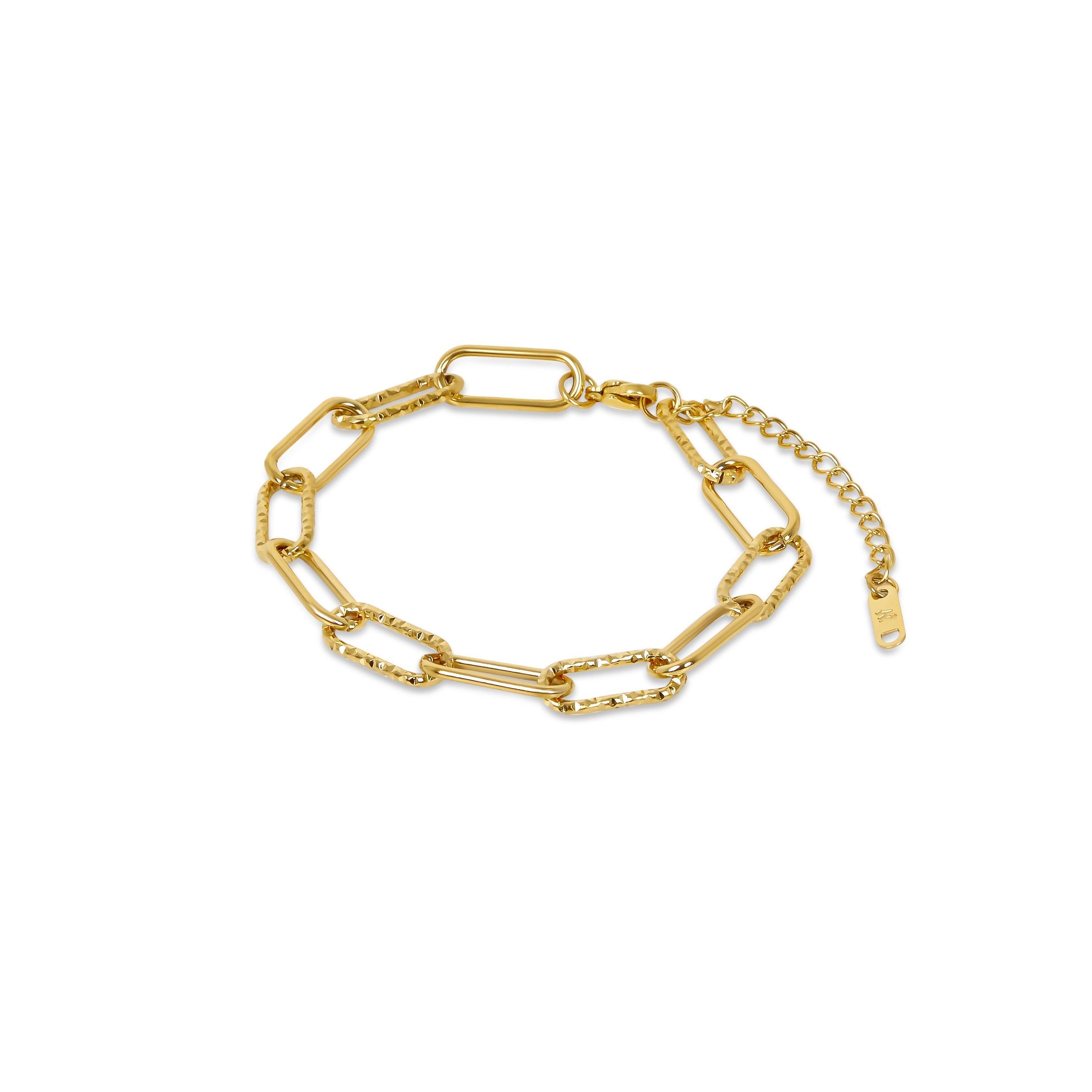 Rigid Link Chain Bracelet