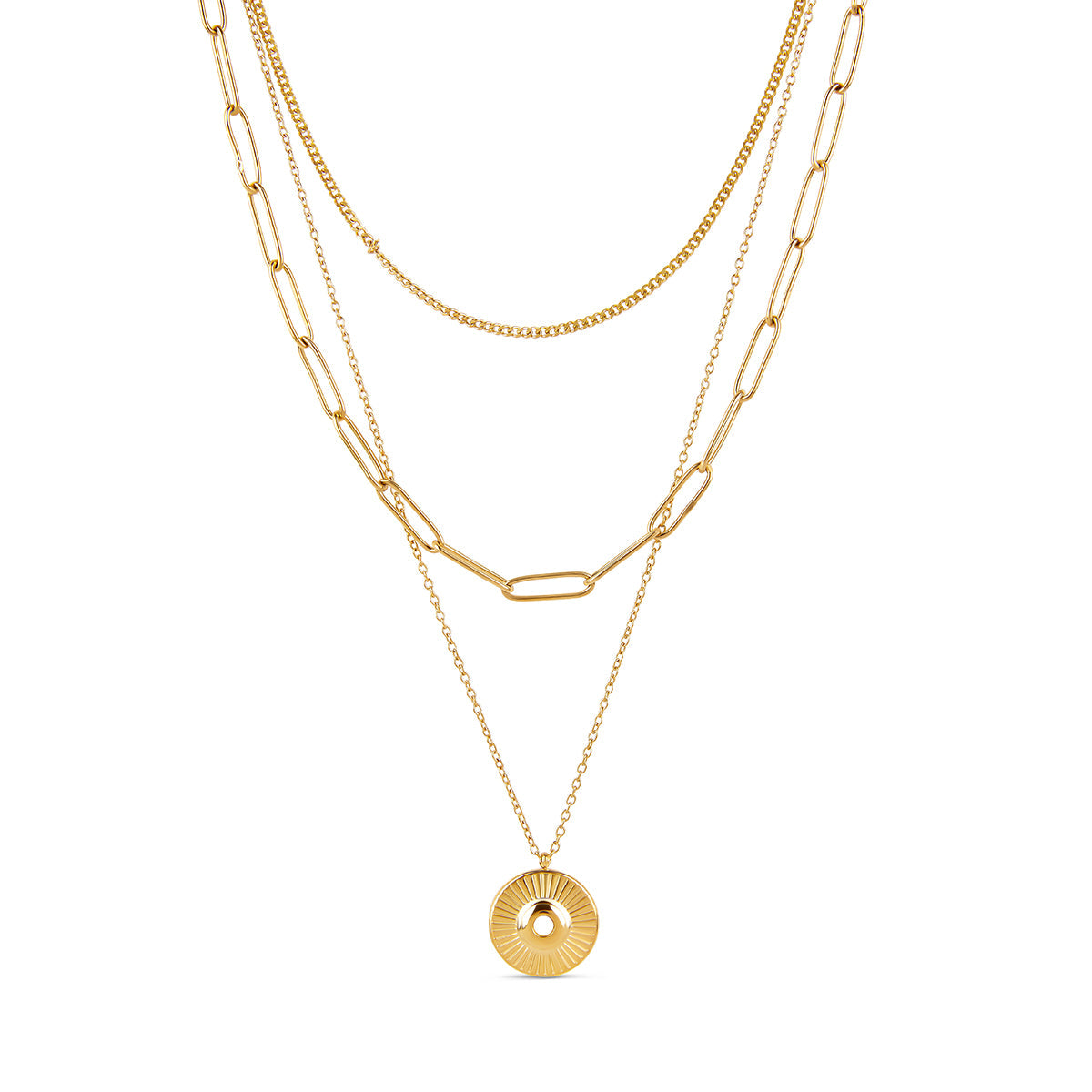 Cleo Triple Layered Necklace