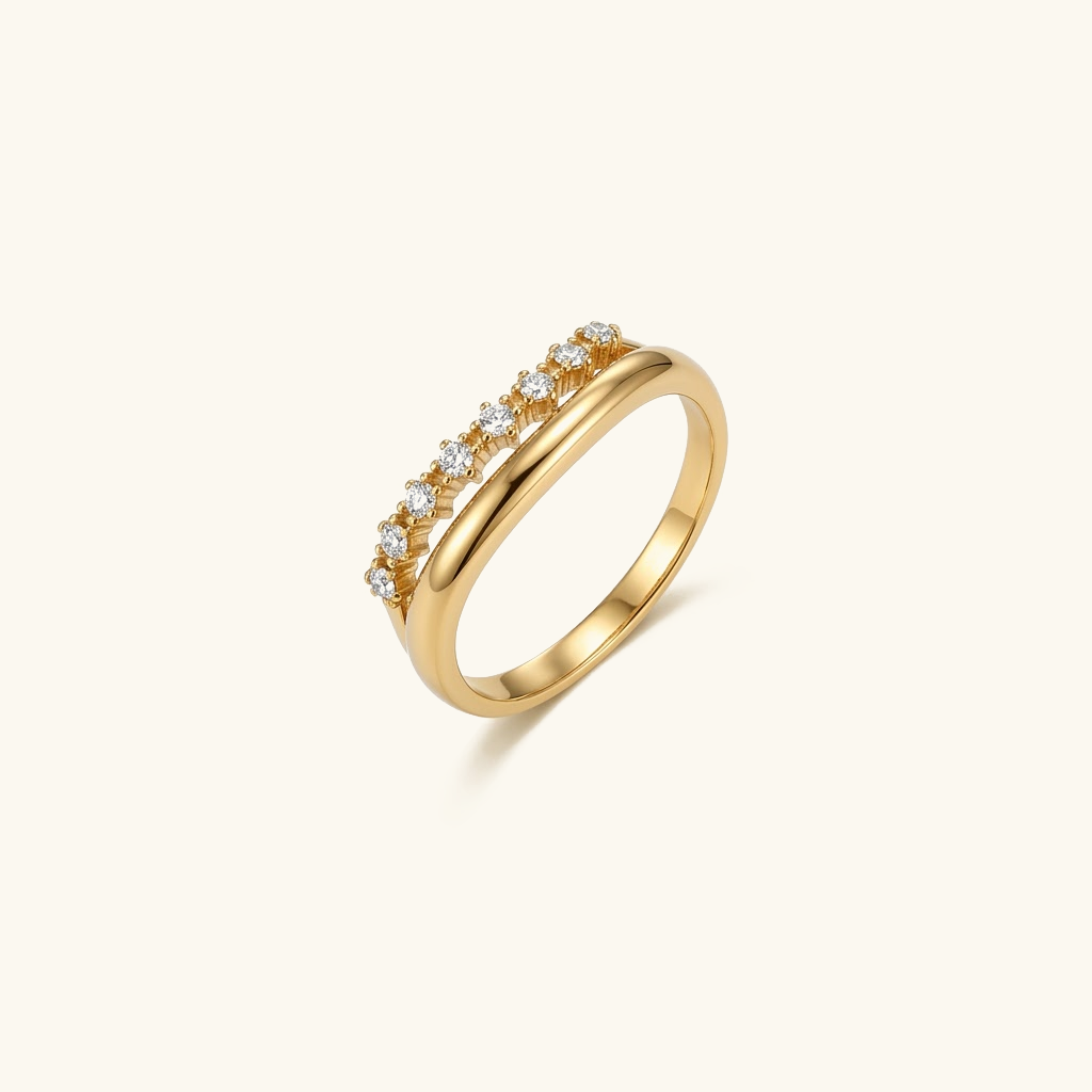 Adeline Diamond Gold Ring