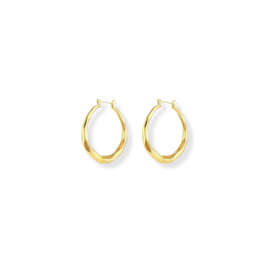Aire Hoop Earrings