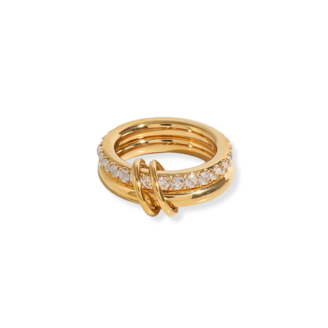 Alison Stacked Diamond Ring