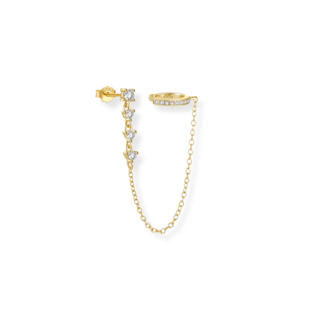 Audra Chain Cuff Earrings