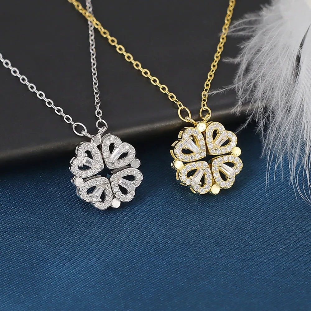 Clover Heart Necklace