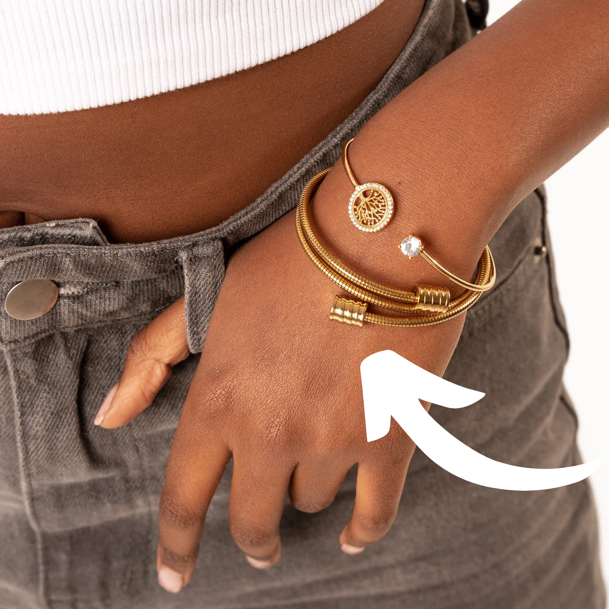 Nakarla Spiral Bracelet