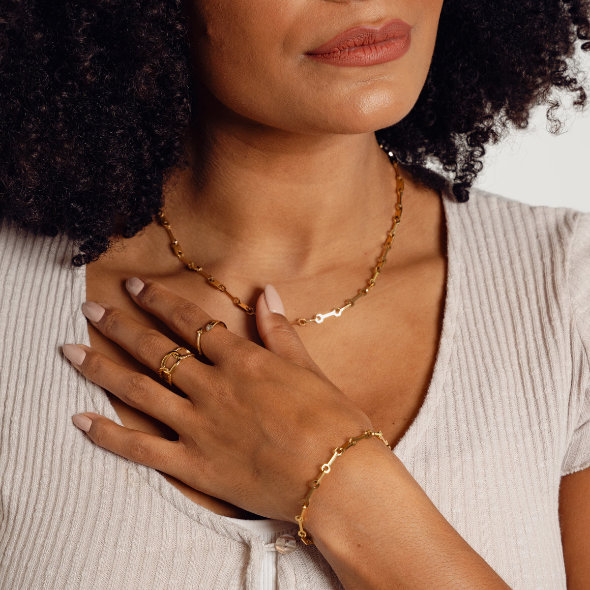 Tablet Clip Chain Bracelet