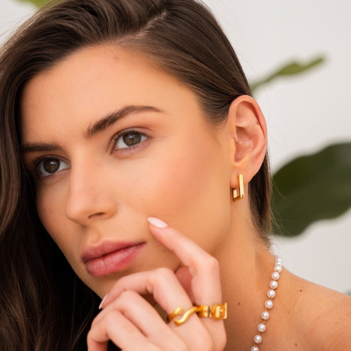 Nova Earrings 18K Gold Plated