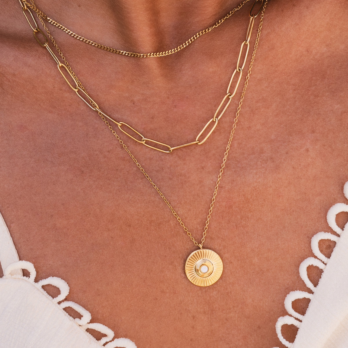 Cleo Triple Layered Necklace