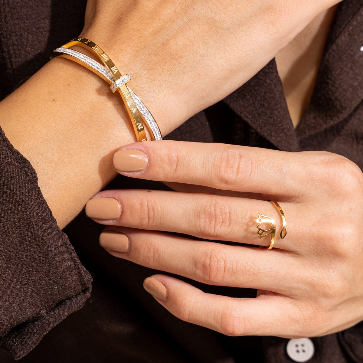 Lotus Adjustable Ring