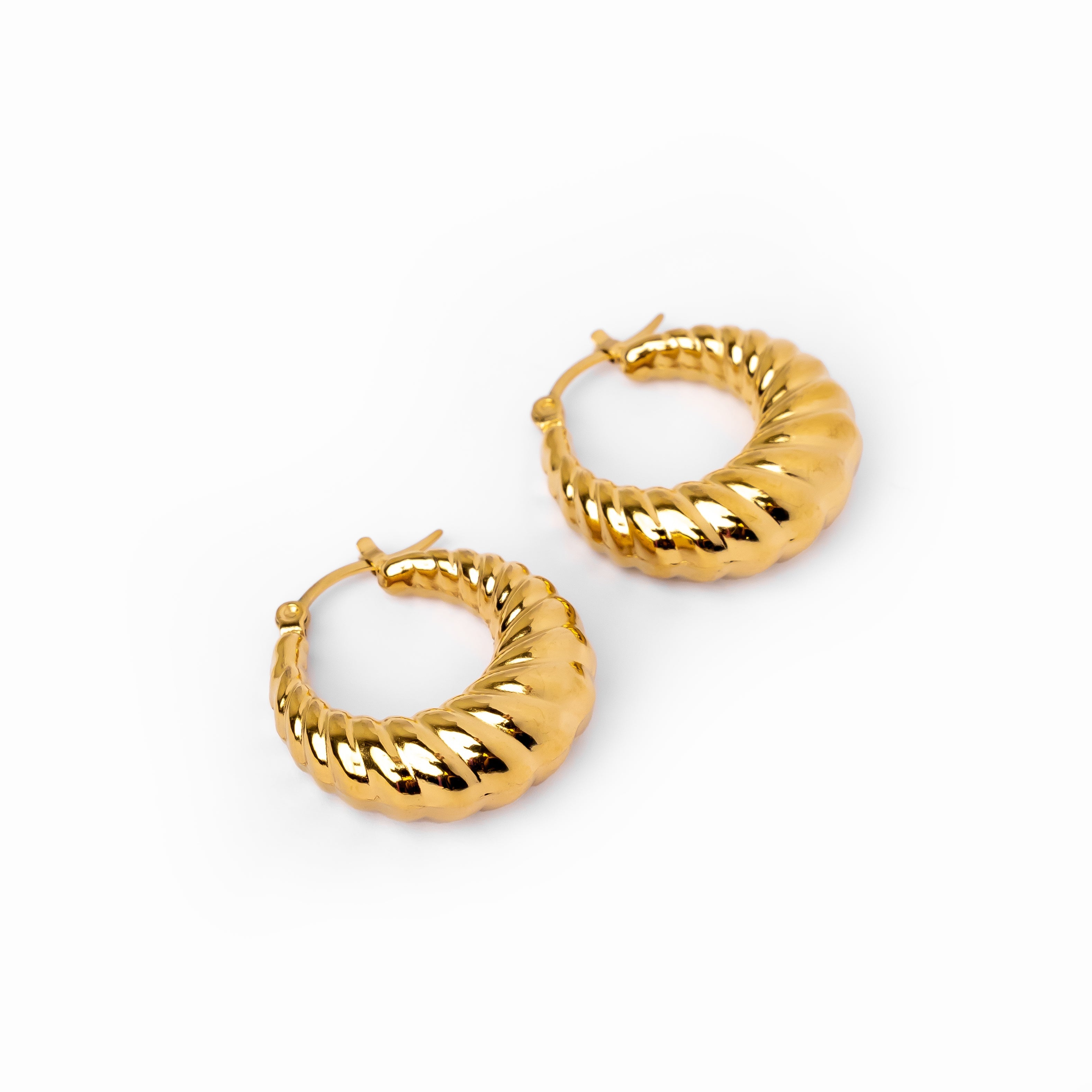 Croissant Hoop Earrings
