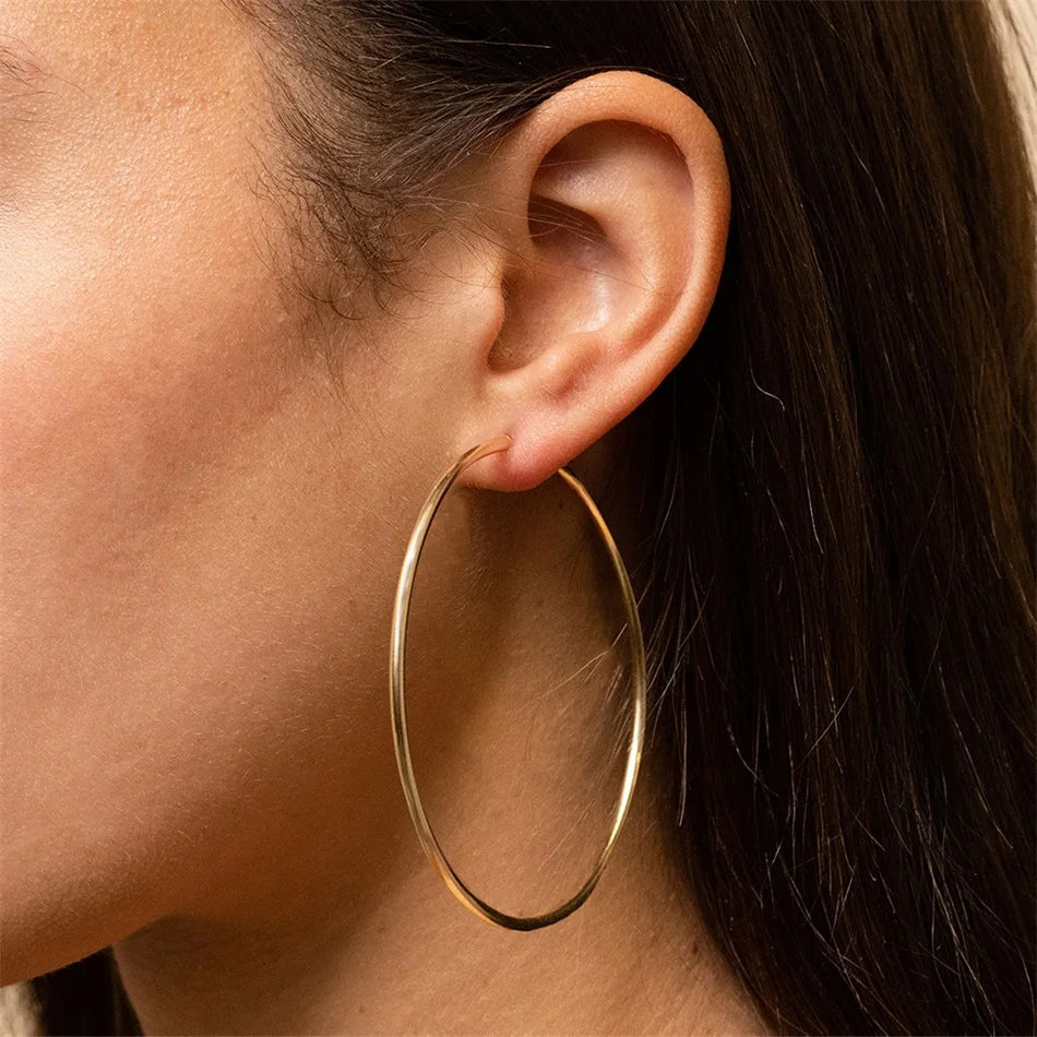 Yvaine Large Hoop Earrings