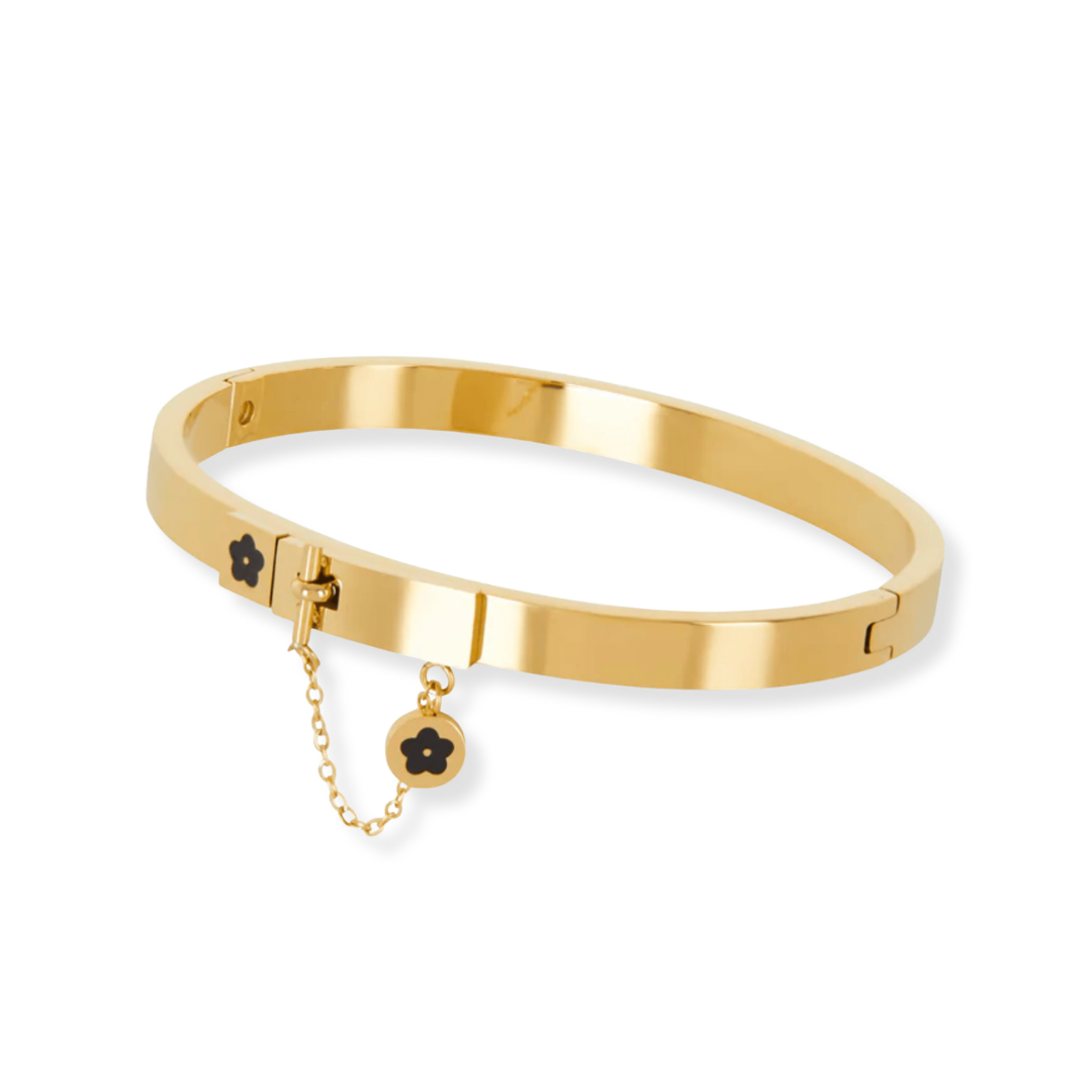 Floral Lock Bracelet