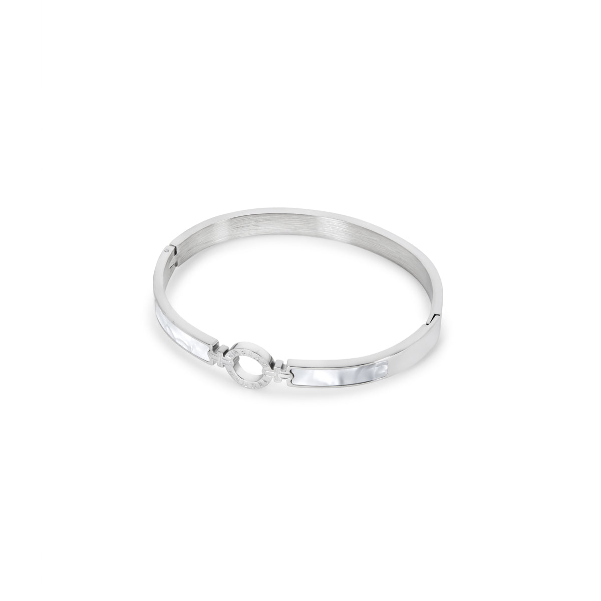 Aura Bangle Bracelet - Silver