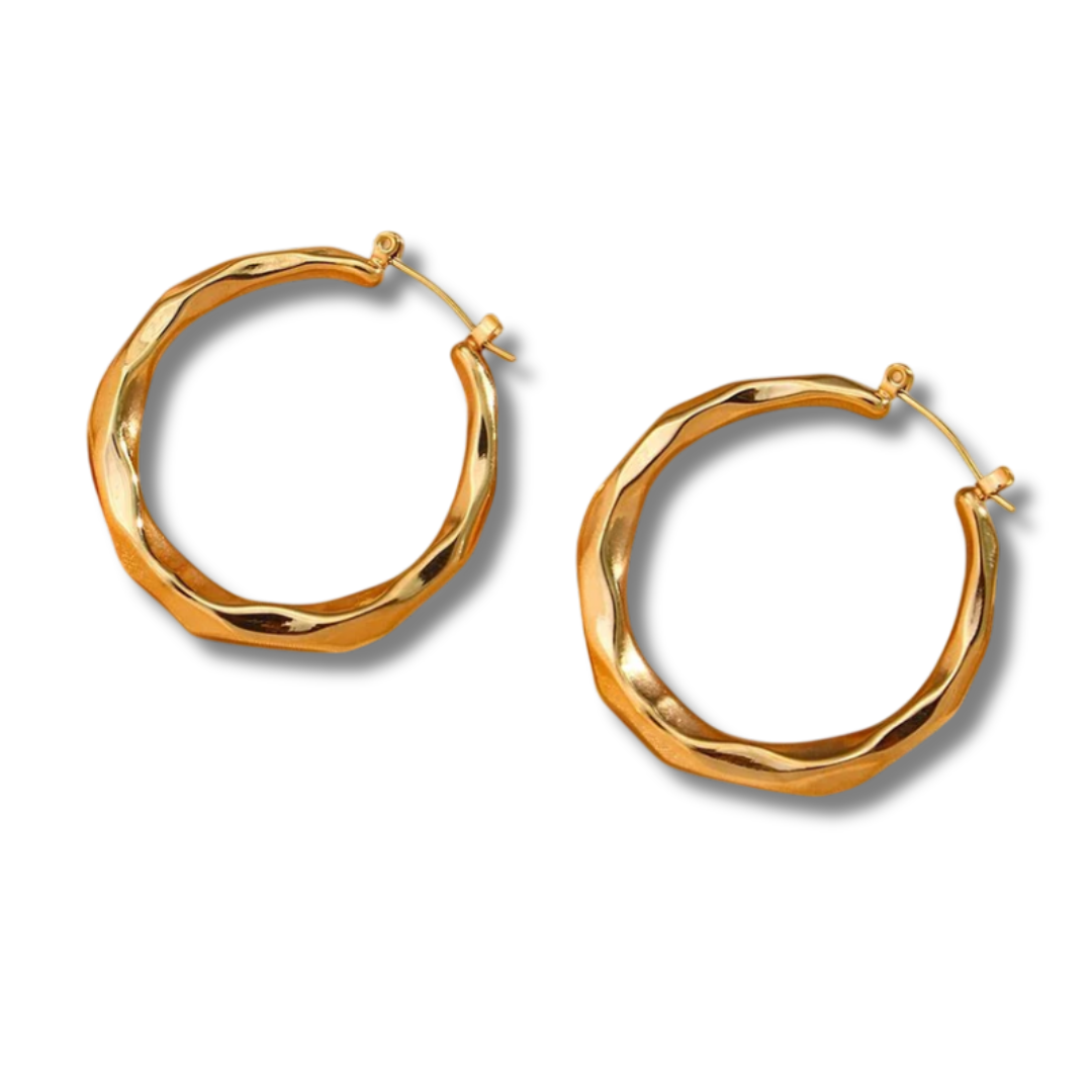 Aire Hoop Earrings