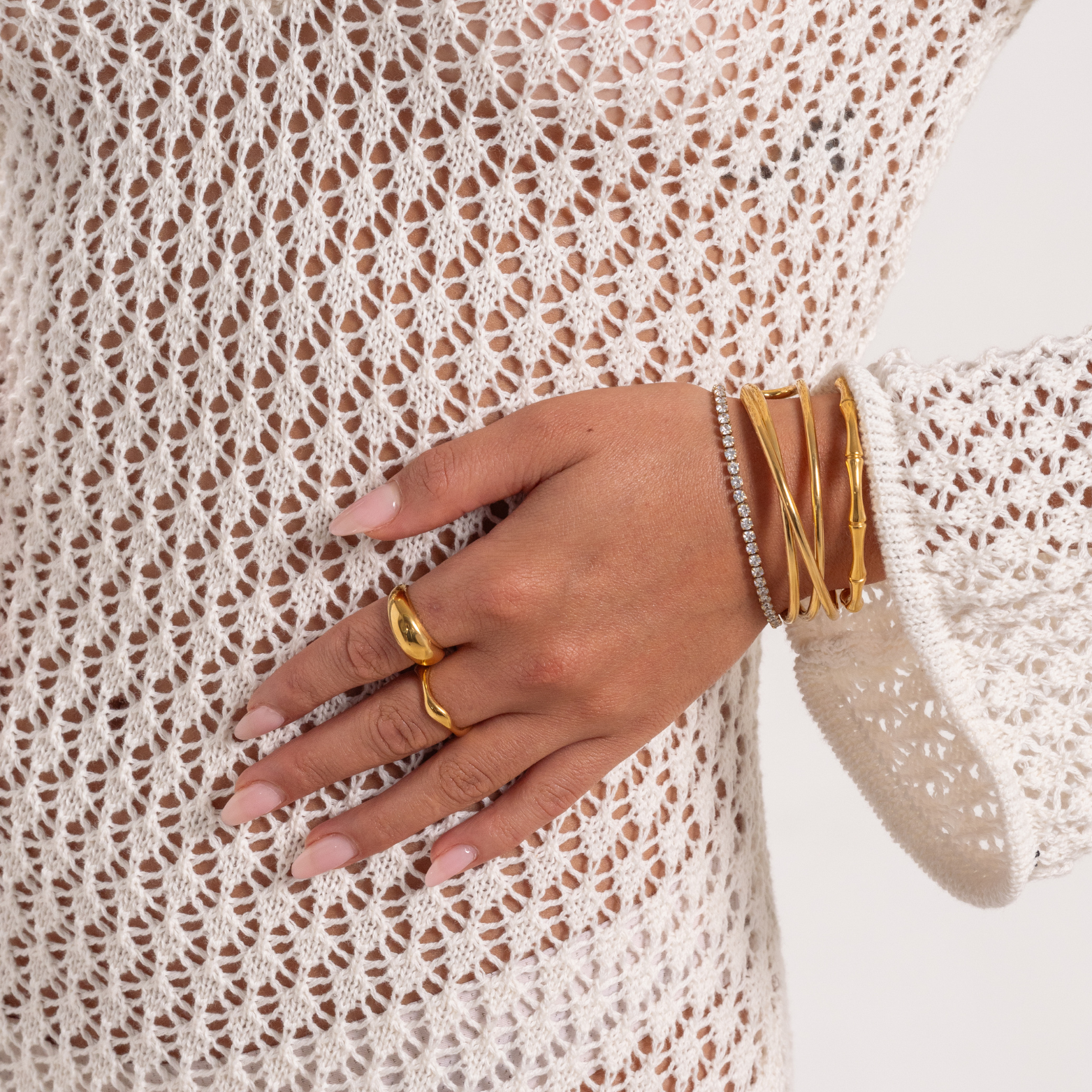 Diagonal Cuff Bracelet