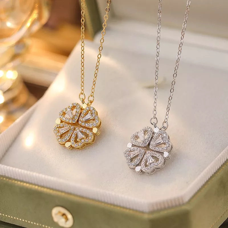 Clover Heart Necklace