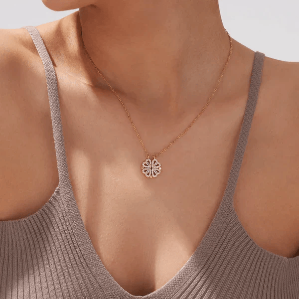 Clover Heart Necklace