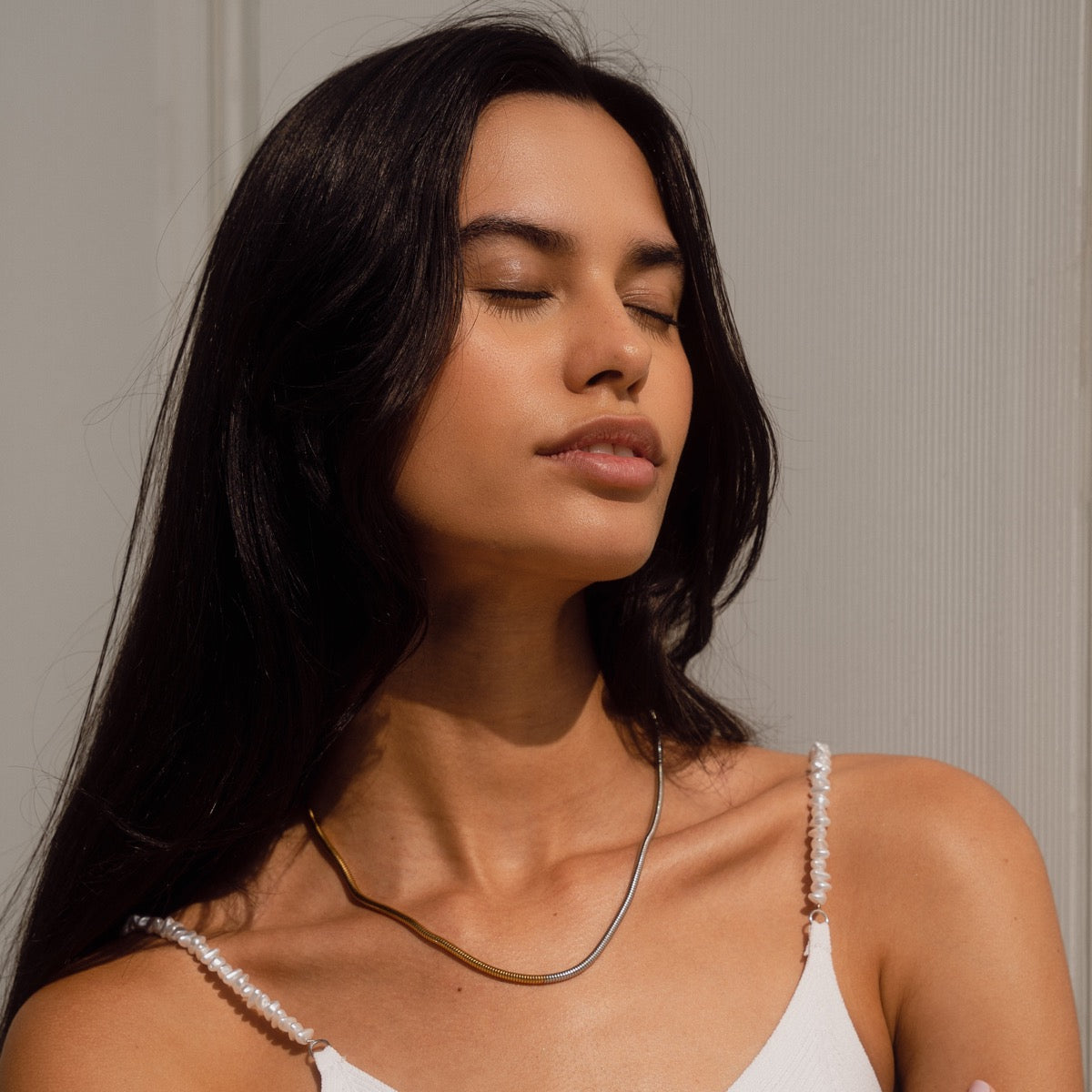 Contrast Snake Chain - Gold/Silver