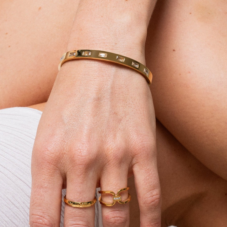 Rectangle Stone Bracelet