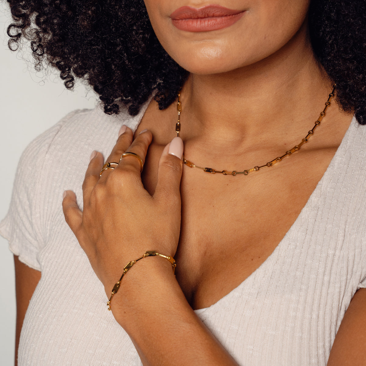 Tablet Clip Chain Bracelet