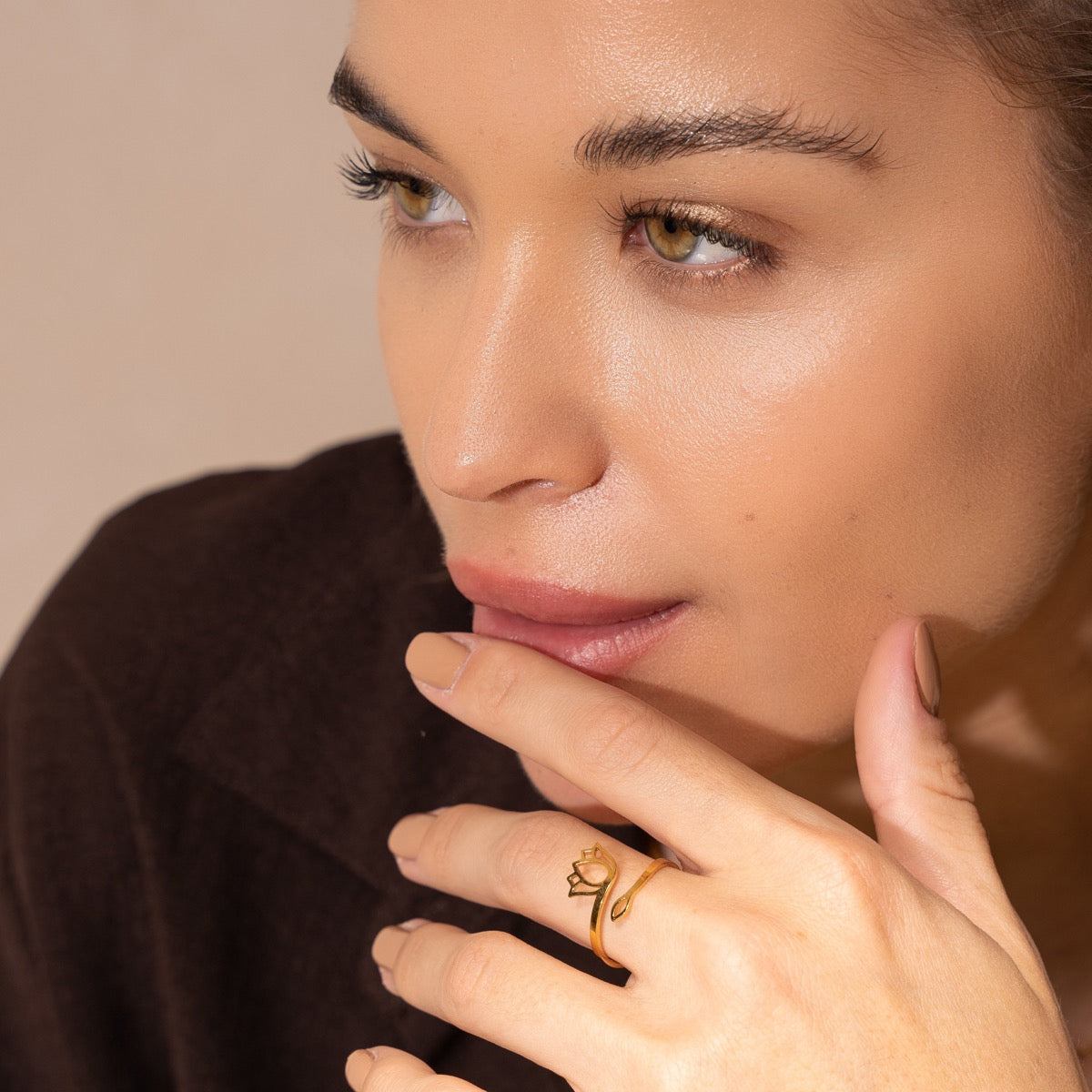 Lotus Adjustable Ring