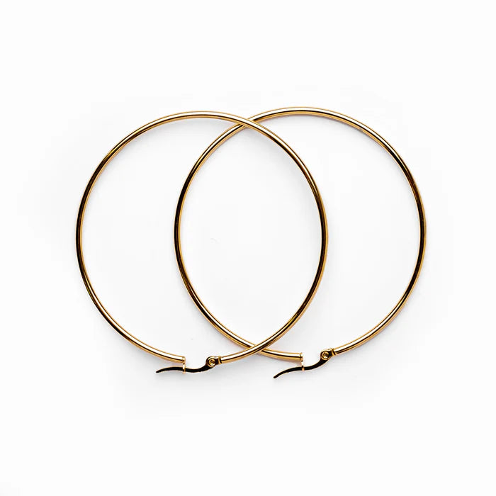 Yvaine Large Hoop Earrings