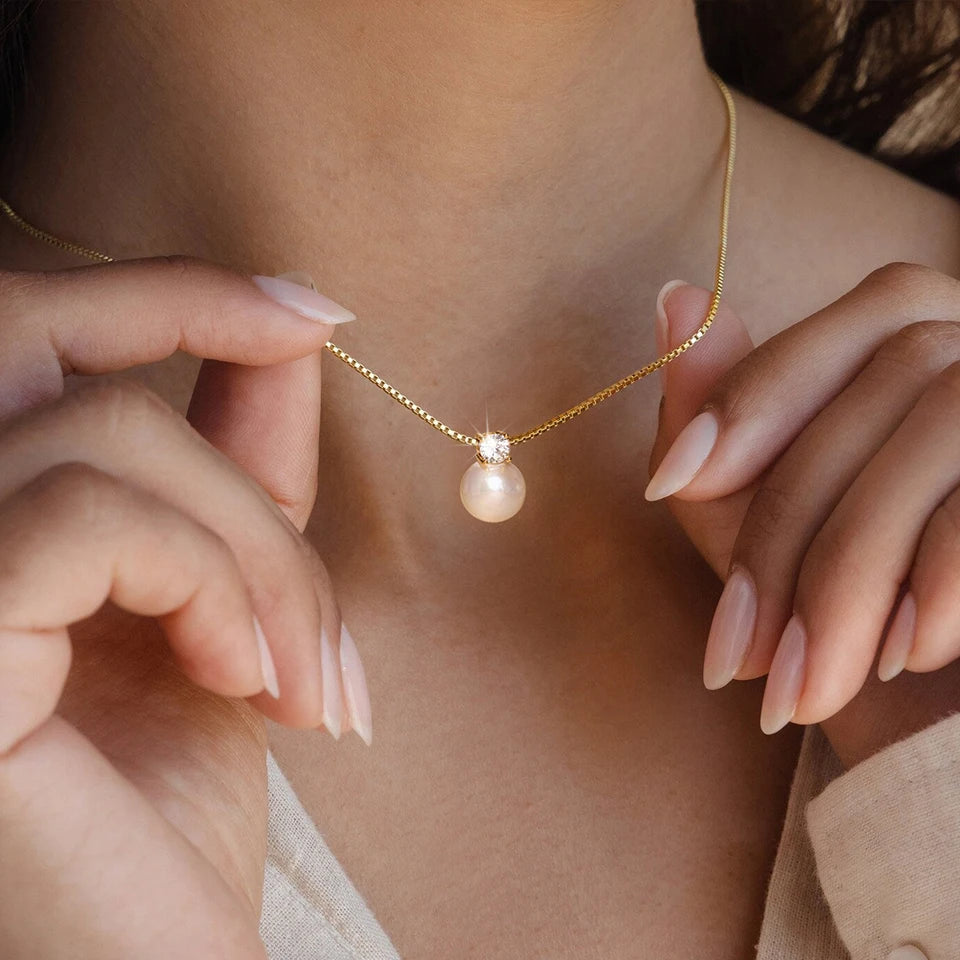 Seraphine Pearl Pendant Necklace