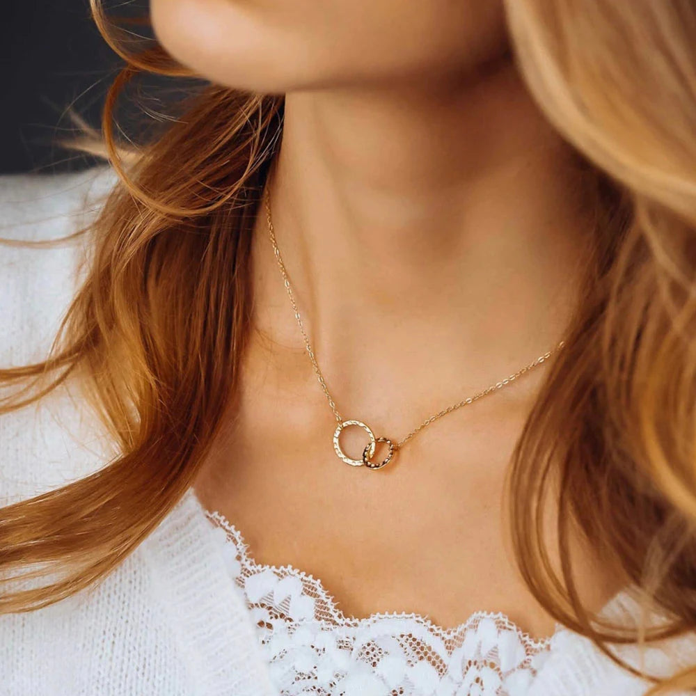 Aurielle Double Pendant Necklace