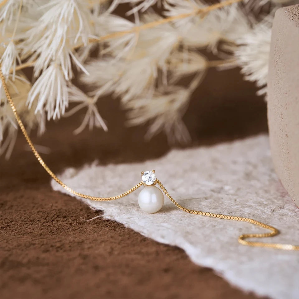 Seraphine Pearl Pendant Necklace